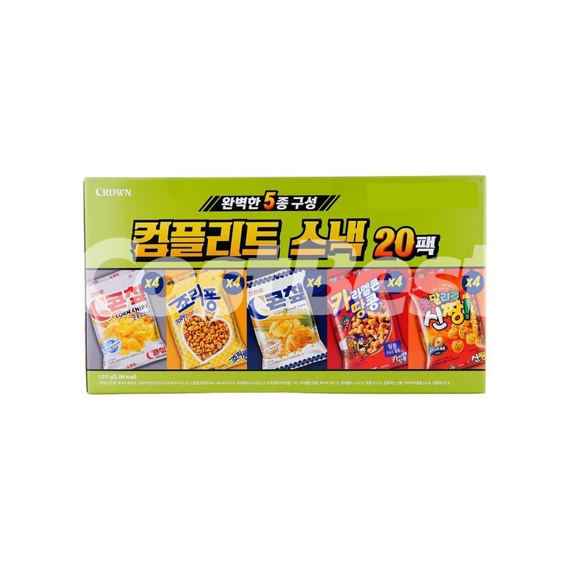 쿠라운 컴플릿 스낵 1,012g(20팩)