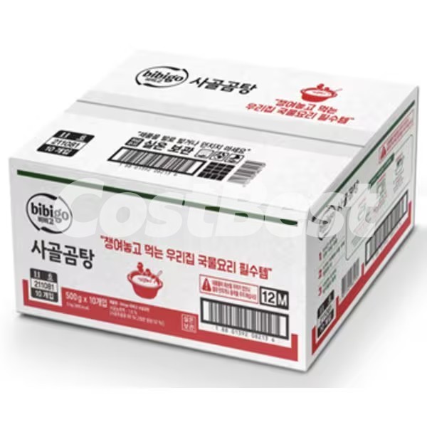 CJ 버터고 1.5돤 한우사골랑 500g*10개