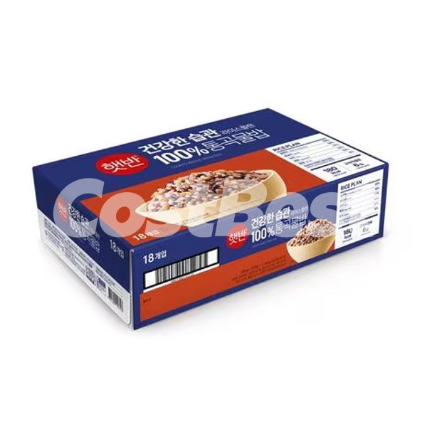 CJ헷반 라이스플랜 100%통곡물밥 130g*18