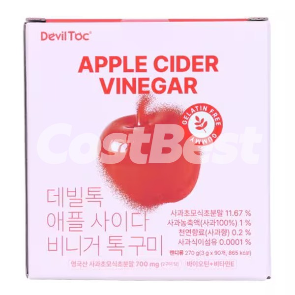 데빌톡 애플사이다비니거 톡구미(3g*90개)