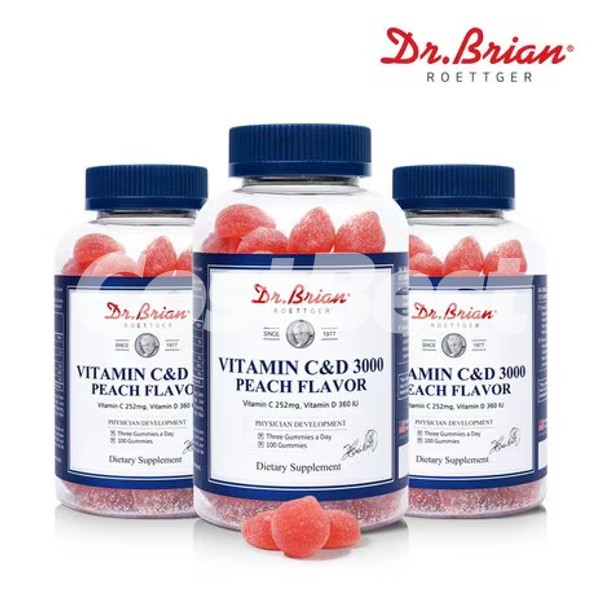 닥터브라이언 비타민C&D 3000(복숭아맛)