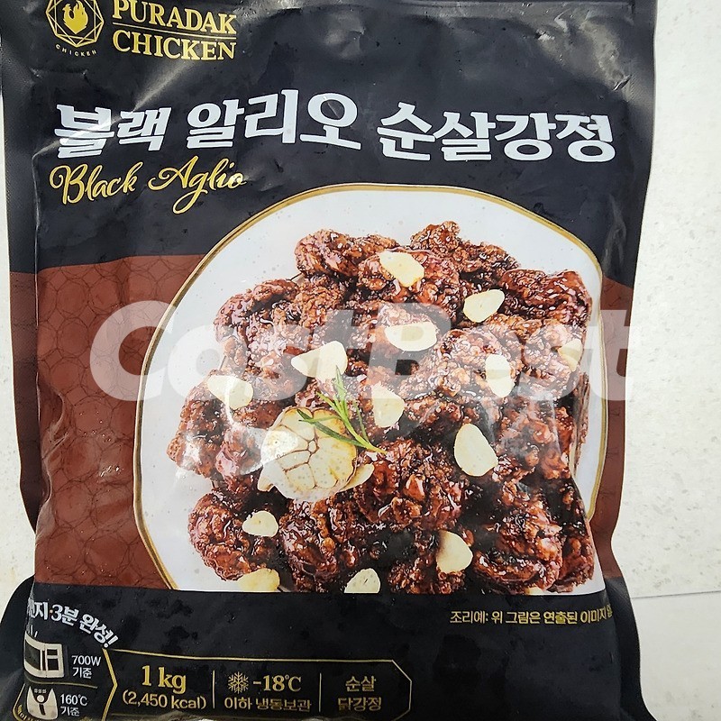 푸리닭 블랙아글리오 순살강정 1kg