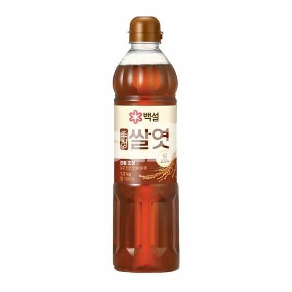 CJ백설 조청 쌀엿 1.2kg*2입