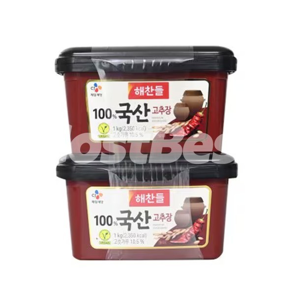 해찬들 100%국산고추장 1kg*2입