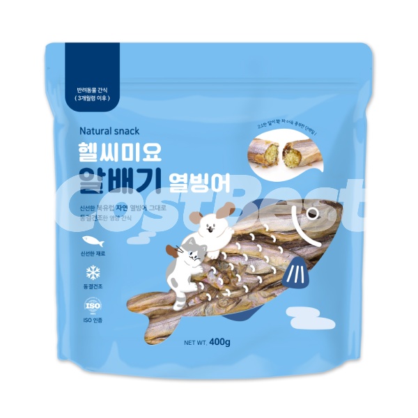 웰씨마요 왕새기 동결건조 열빙어 400g