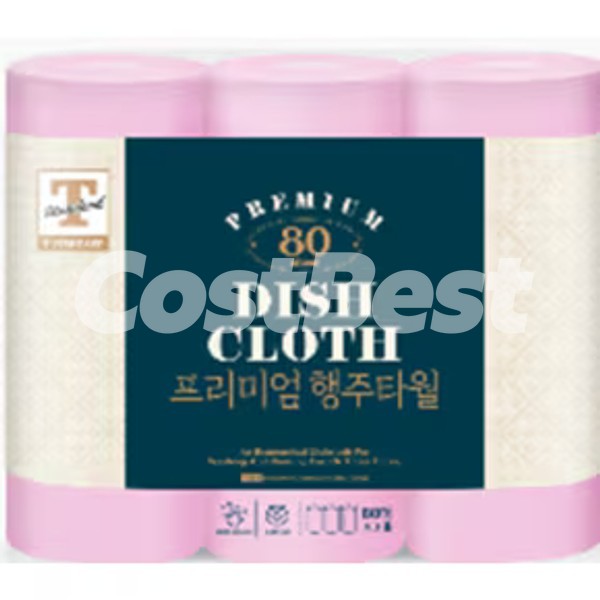 T STANDARD 프리미엄 행주타월 80매*3입