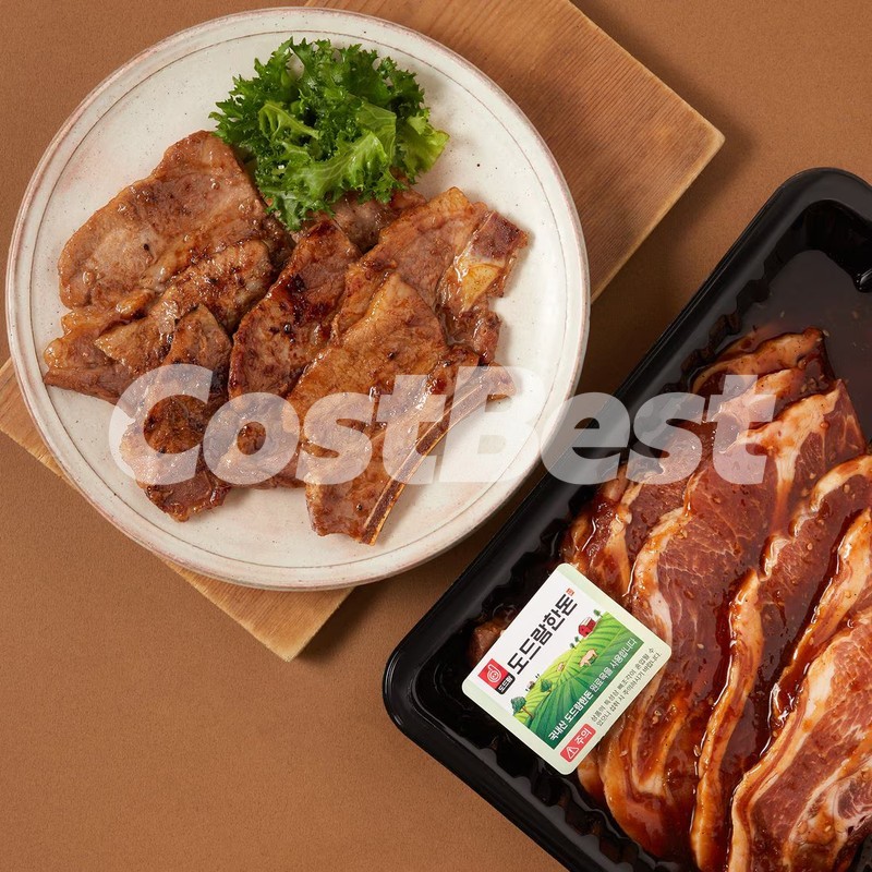 양념돼지갈비 바로구이 2kg