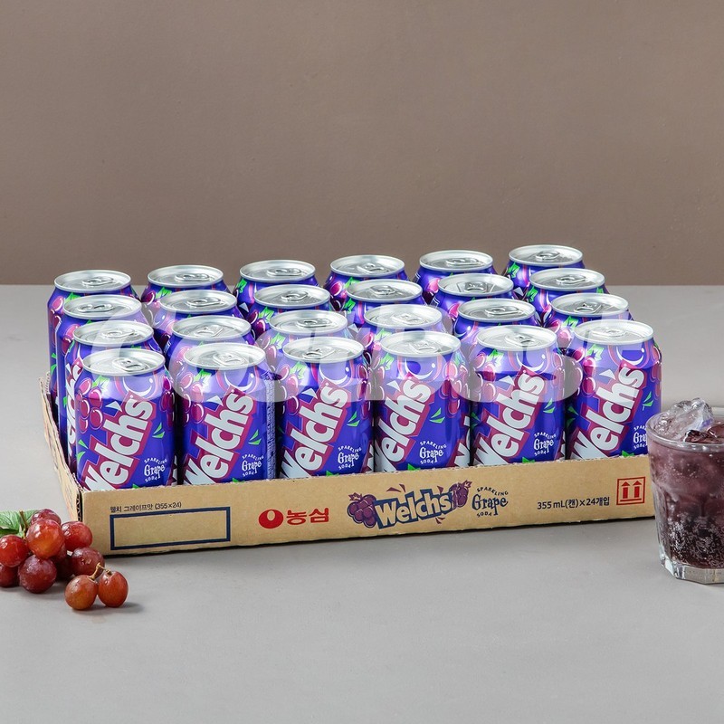 웰치스 포도 355ml*24입(CAN)